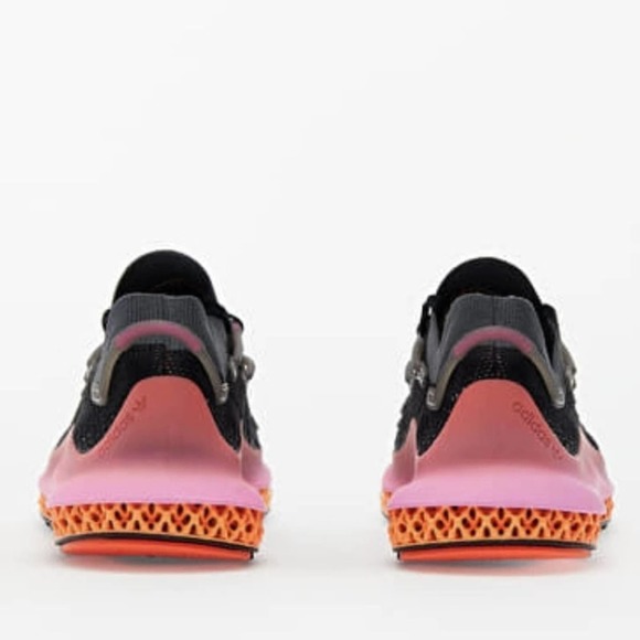 ADIDAS 4D Fusio pink orange black running athletic active tennis shoes size 11.5 main image 7